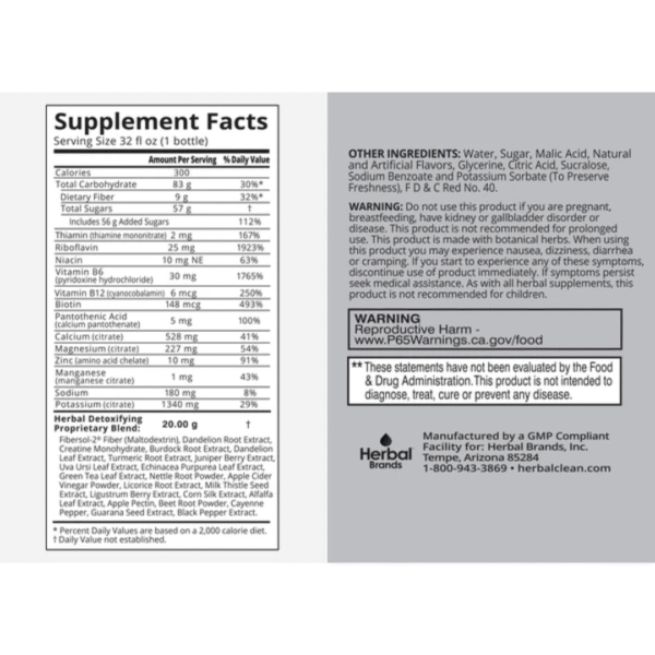 Herbal Clean® Ultra Eliminex Detox Drink