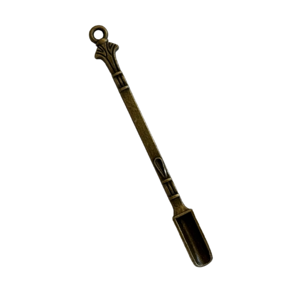 snuff metal spoon