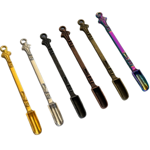 snuff metal spoon