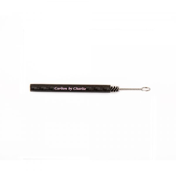 carbon by charlie pink card straw