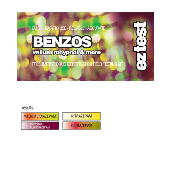 BENZOS: EZ Test Tube for Benzodiazepines, Valium, Rohypnol