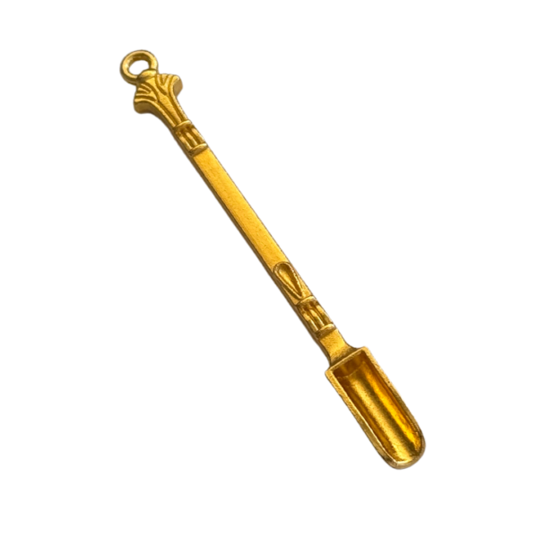 snuff metal spoon