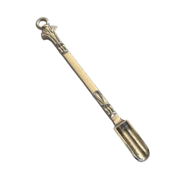 snuff metal spoon