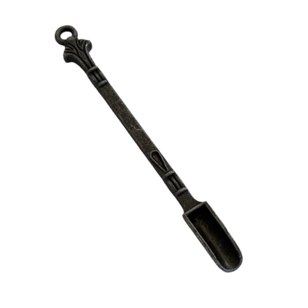 snuff metal spoon