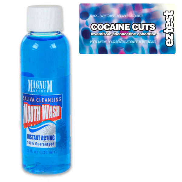 Cocaine Cuts w/ Saliva Cleansing Mouthwash