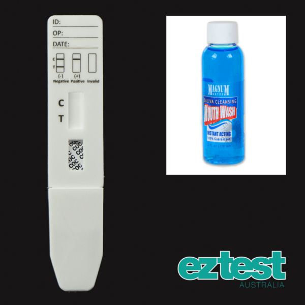 COC Single Saliva Test + 60ml Magnum Detox Saliva Cleansing Mouthwash