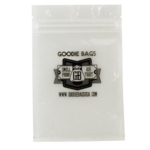 Goodie Bags Smellproof Ziplock Bags - Medium Clear (4"x6") x10
