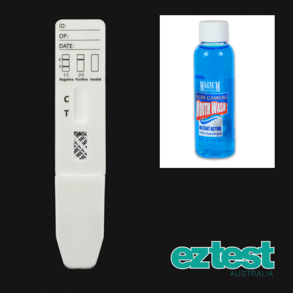 MET Single Saliva Test + 60ml Magnum Detox Saliva Cleansing Mouthwash