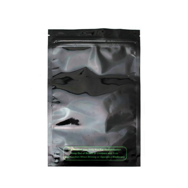 Mylar Smell Proof Bag – Black 14gram (10 pack)