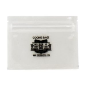 Goodie Bags Smellproof Ziplock Bags - Small Clear (4"x3") x10