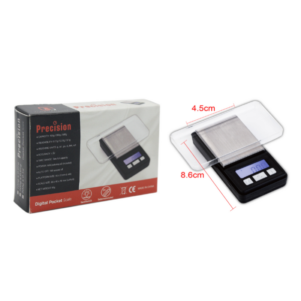 Digital Weight Scale - Precision Digital Mini Scale (0.01g/100g) - WD 170