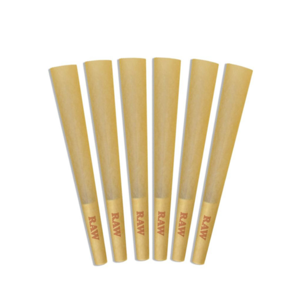 RAW Classic Pre-Rolled Cone 1 ¼ Size - 6 Pack