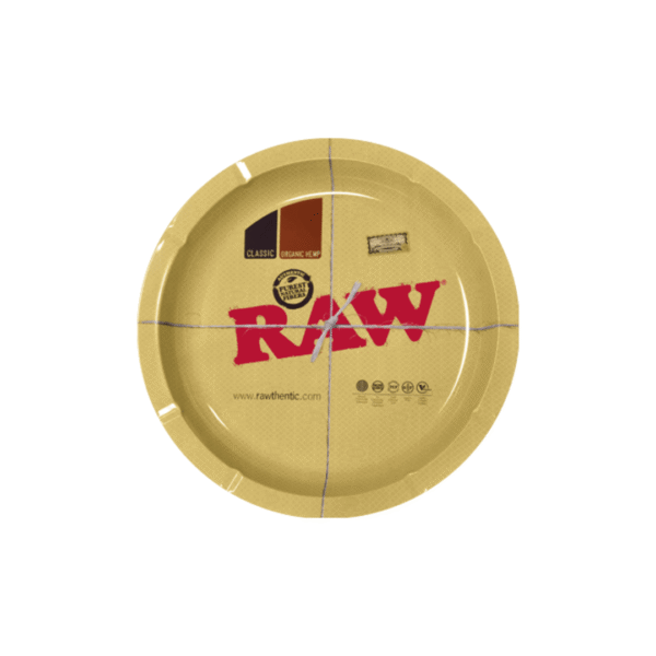 RAW Round Metal Rolling Tray