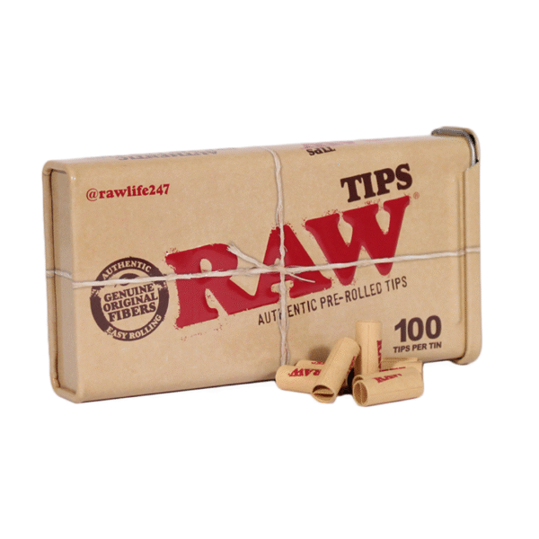 RAW Pre-Rolled Tips Tin | Ez-Test Australia