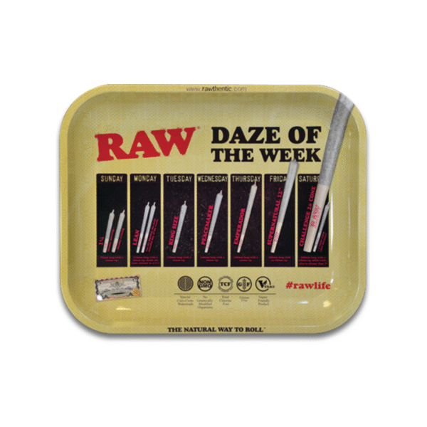 RAW Daze Of The Week Rolling Tray