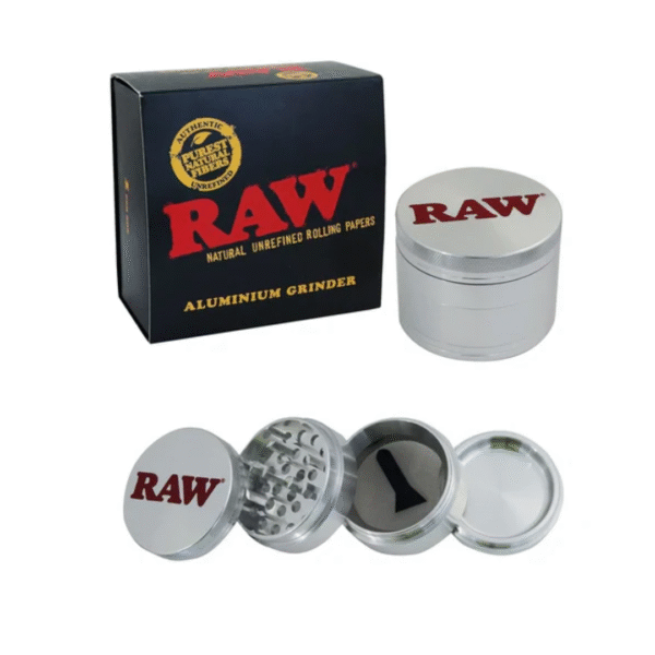 RAW 4 piece aluminium grinder