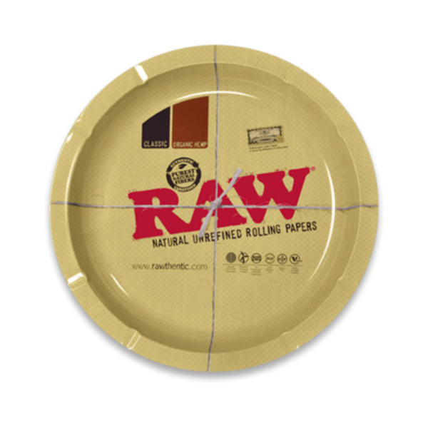 RAW Round Metal Rolling Tray