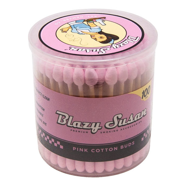 Blazy Susan Pink Cotton Buds – 100 Buds