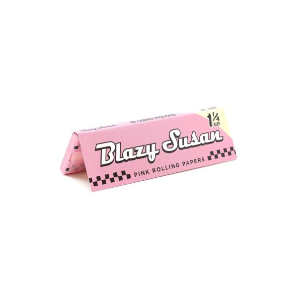 Blazy Susan Pink Rolling Papers – 1 ¼ Size