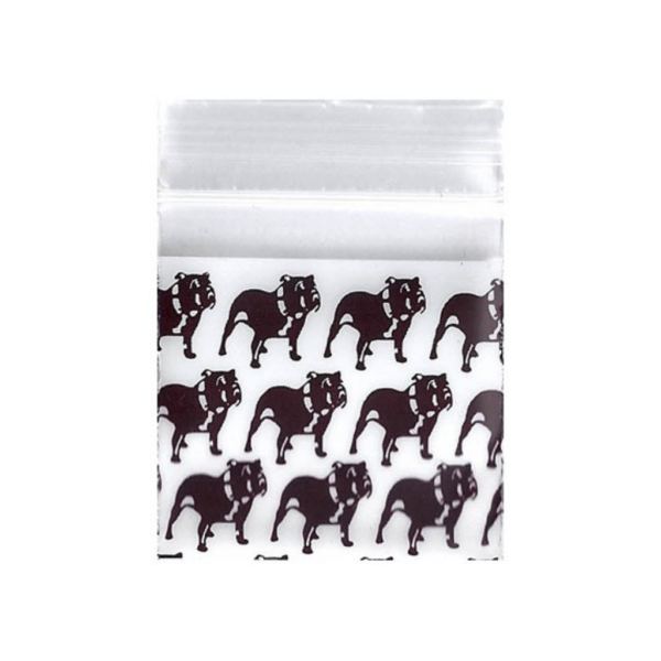 Original Apple Mini Ziplock Bags – Bulldog Bag (38mm x 38mm) x100