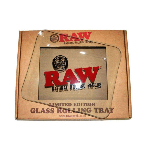 RAW Glass Rolling Tray - Large