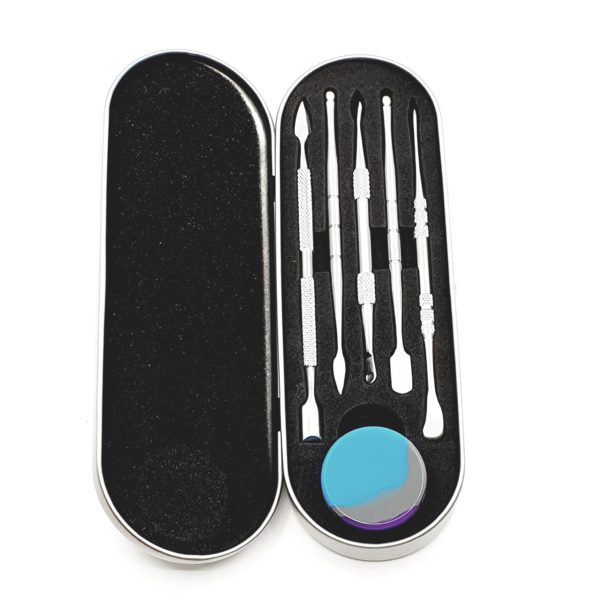 Six Piece Dabber Tool Set with Hard Case