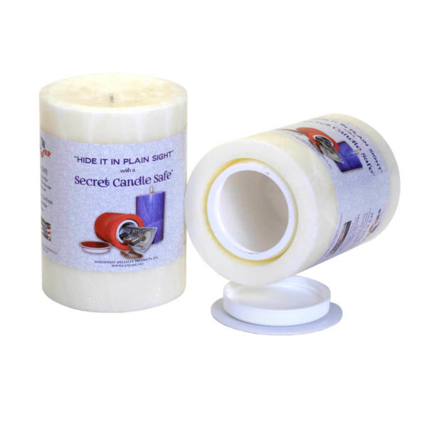 Candle Safe Security Secret Stash Container