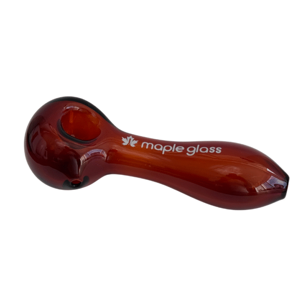 Maple Glass Amber Classic Pipe 6”/15.2cm