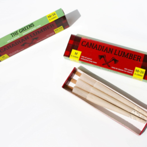 Canadian Lumber 1 ¼ Pre-Rolled Cones – The Greens – 6 Pack