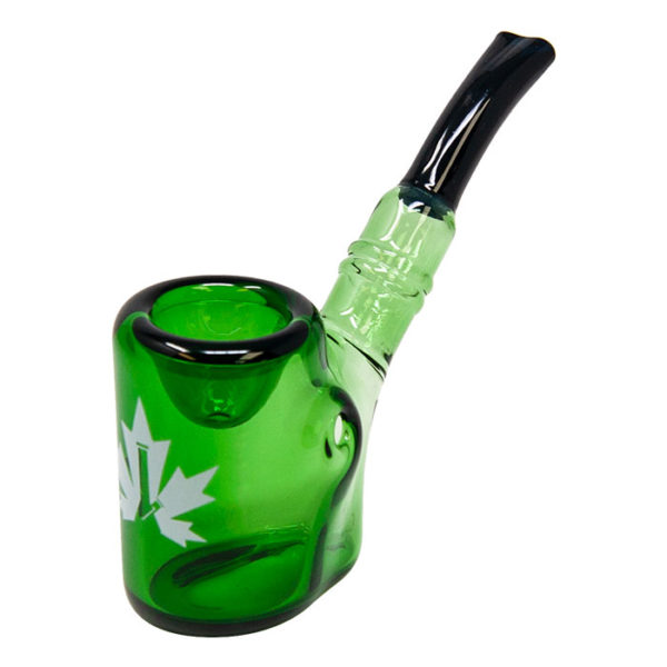 Maple Glass Green Hefner Hand Pipe 5”/12.7cm