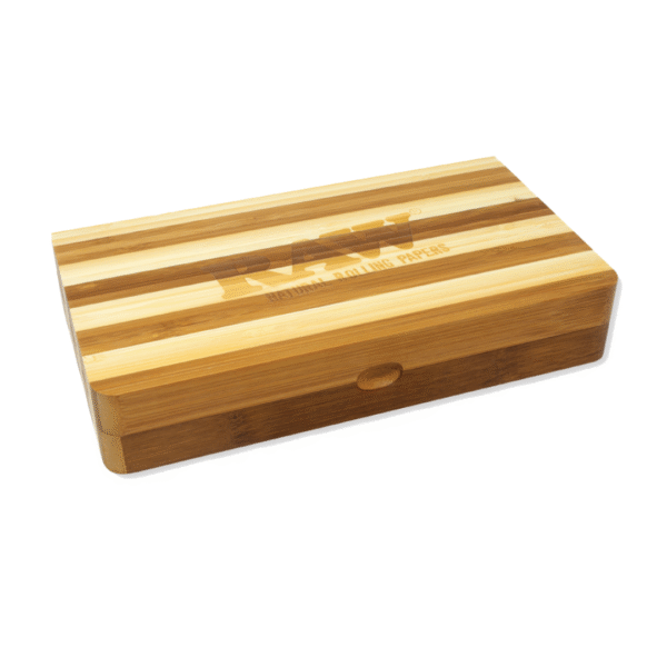 RAW Back Flip Striped Bamboo Rolling Tray