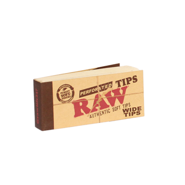 RAW Perforated Wide Tips – 50 Tips