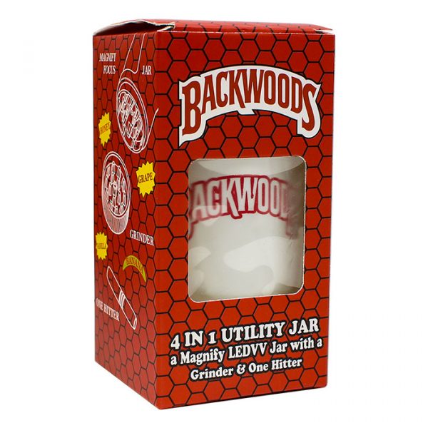 Backwoods Led Stash Can with Grinder – Various Colours
