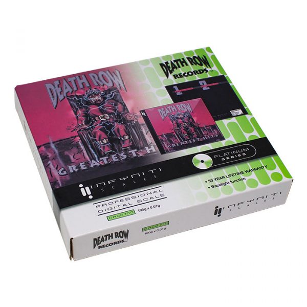 Death Row Records Licensed Digital Pocket CD Scale - (0.01g/100g)