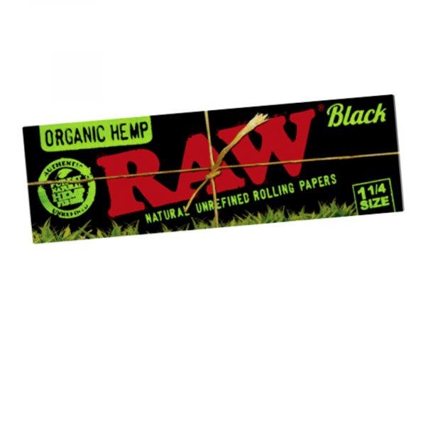 RAW Black Organic Hemp – 1 ¼