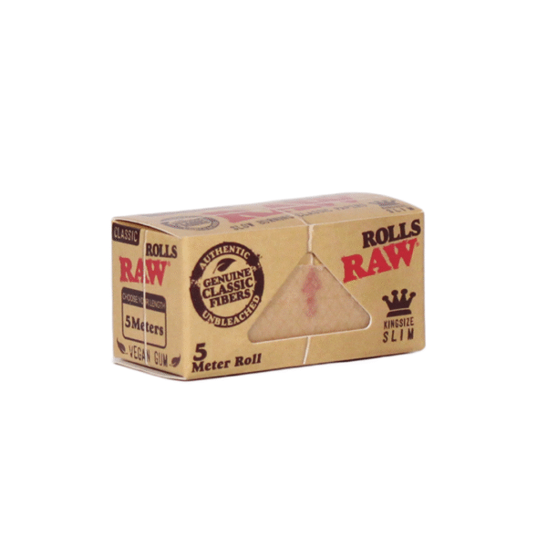 RAW Classic Kingsize Slim Rolls – 5 Meter Roll | Ez-Test Australia