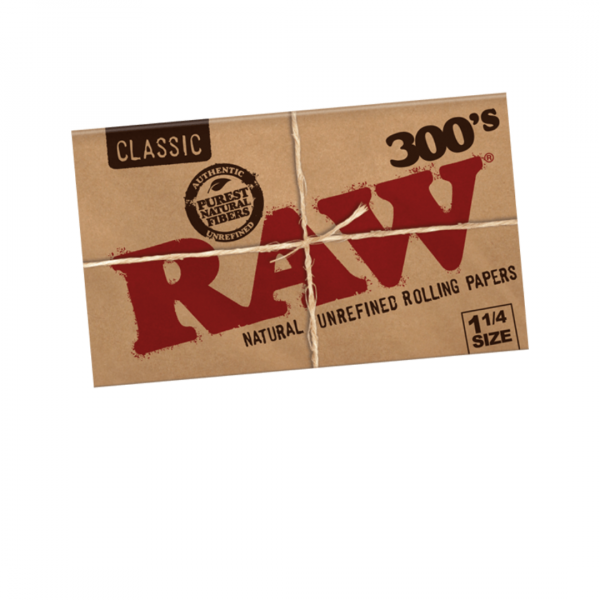 RAW Classic Creaseless 1 ¼ Rolling Papers – 300’s