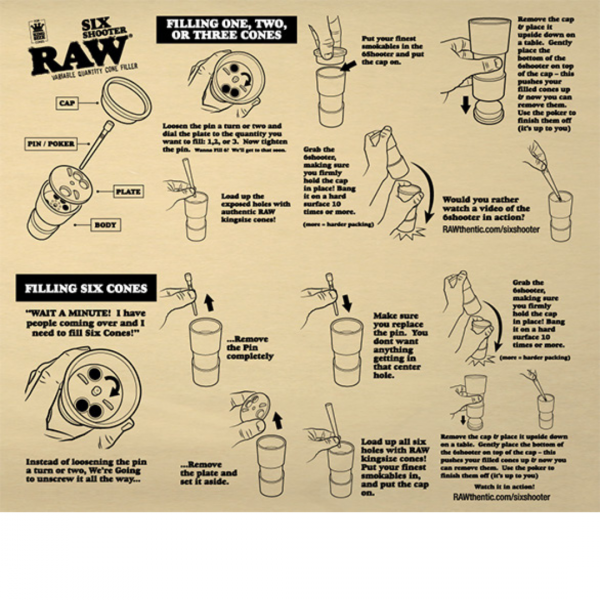 RAW Six Shooter – Lean Size