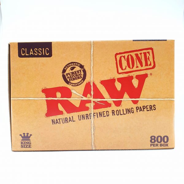 RAW Classic Kingsize Pre-Rolled Cones – 800 Bulk Pack