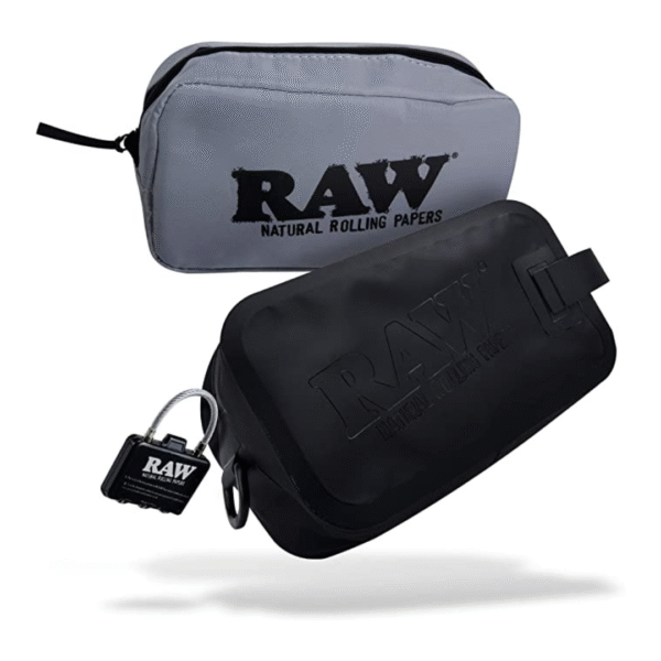 RAW x RYOT Smell Proof Lockable Black Dopp Travel Kit