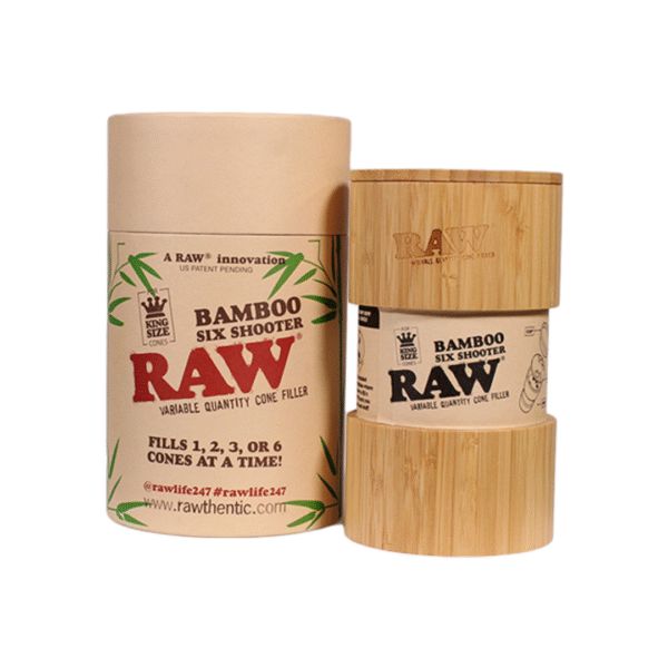 RAW Bamboo Six Shooter 1 ¼ & Kingsize