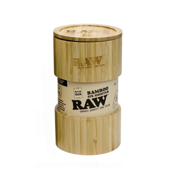 RAW Bamboo Six Shooter 1 ¼ & Kingsize