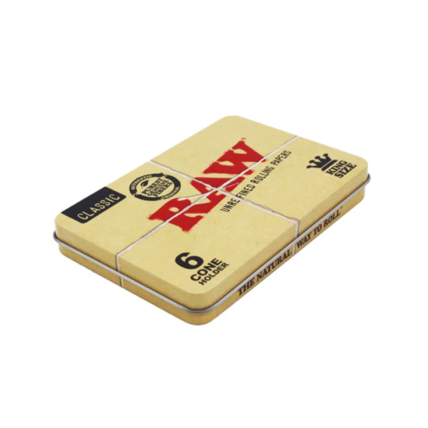raw cone tin - 6 cone holder kingsize