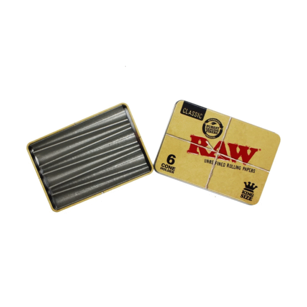 raw cone tin - 6 cone holder kingsize