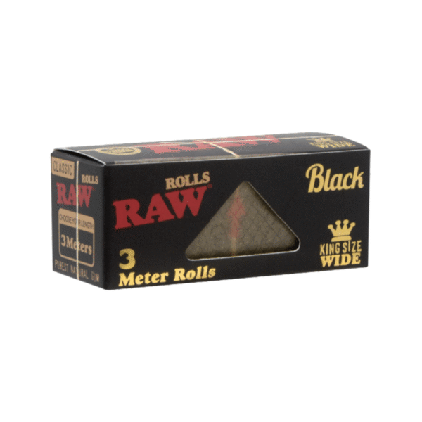 RAW Black Kingsize Wide Rolls – 3 Meter Roll | Ez-Test Australia