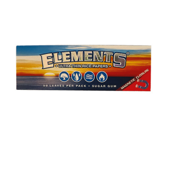 Elements Ultra Thin Rice 1 ¼ Size Rolling Papers - Image 2