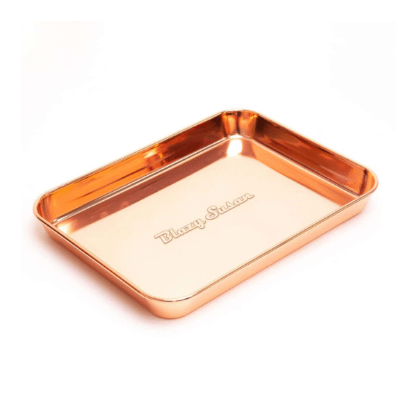 Blazy Susan Rose Gold Rolling Tray