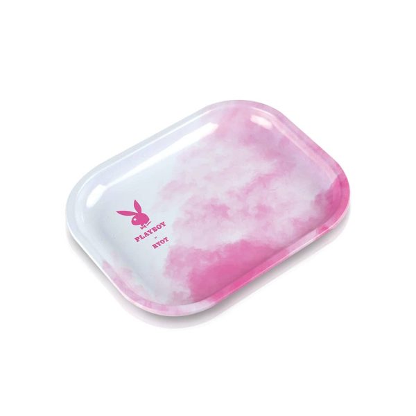 Playboy Pink Smoke x RYOT Metal Rolling Tray – Small