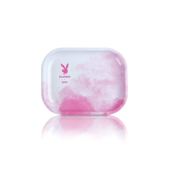 Playboy Pink Smoke x RYOT Metal Rolling Tray – Small