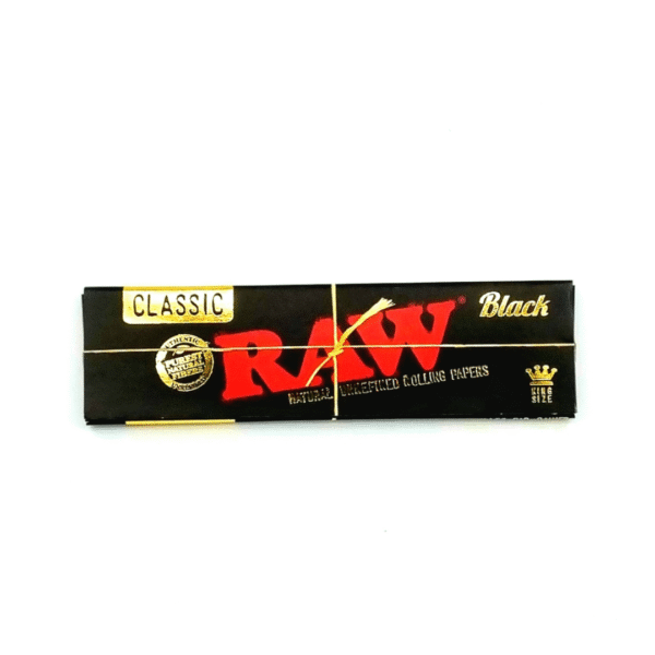 RAW Black Kingsize Rolling Papers | Ez-Test Australia